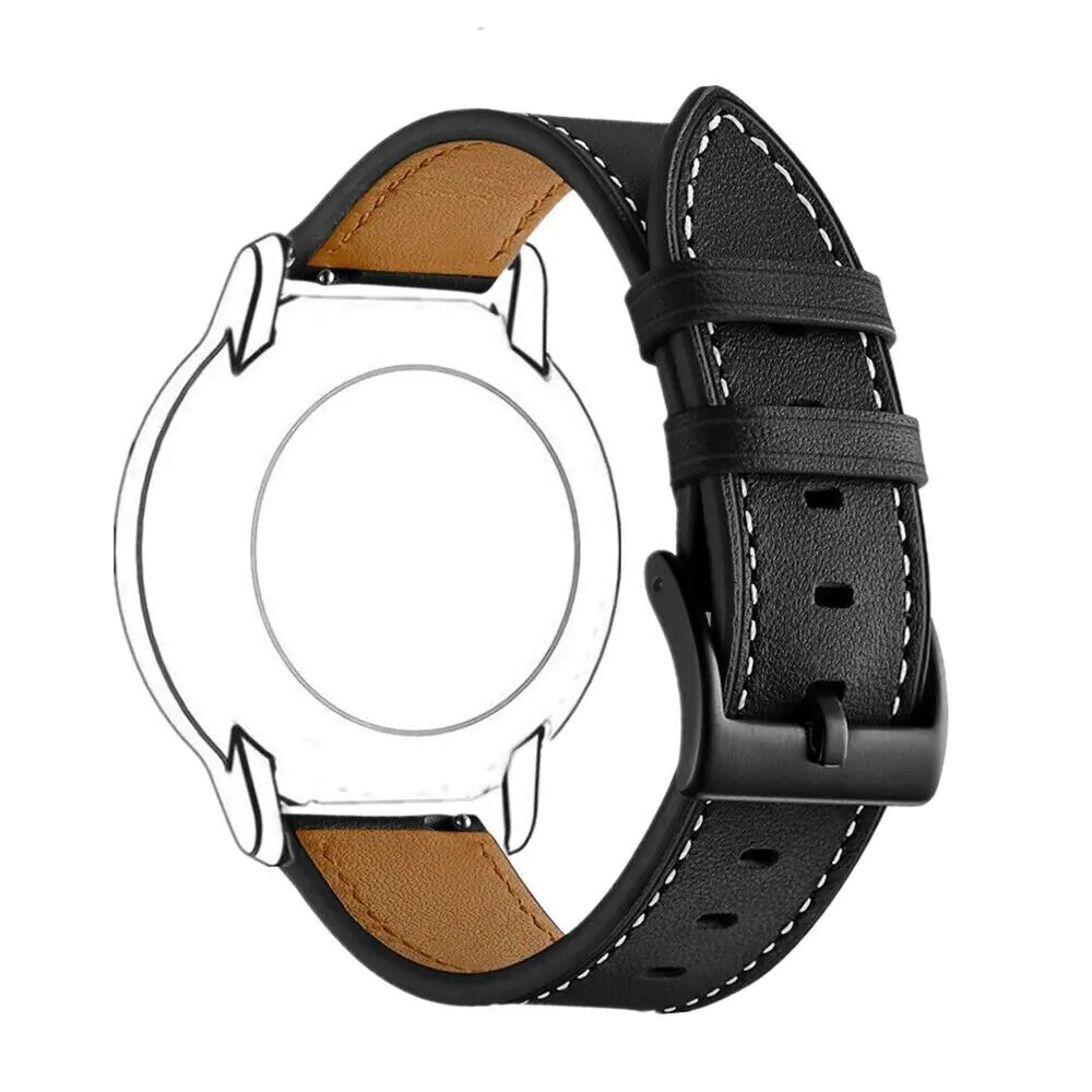 18mm 20mm 22mm Classic Genuine Leather Watch Band Strap Quick