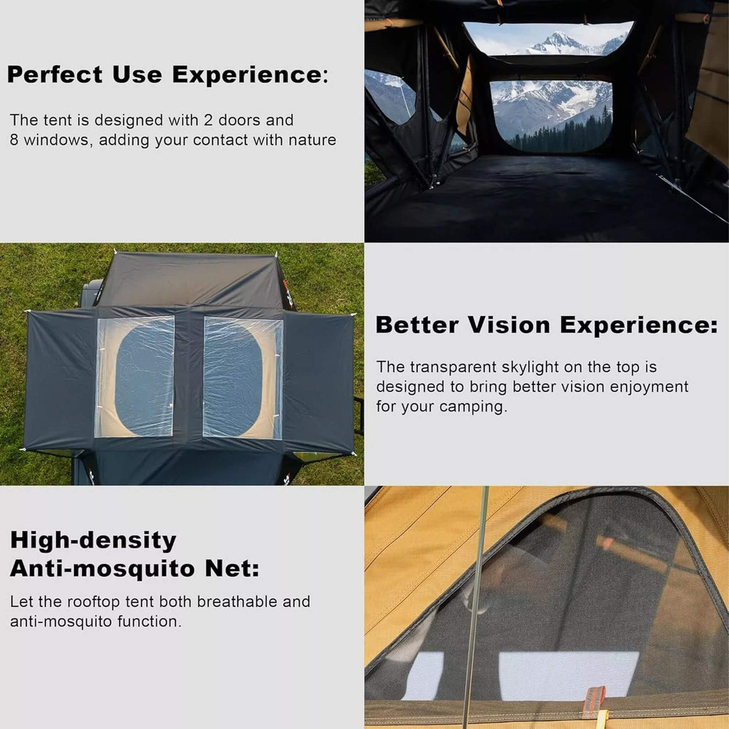 [SAK72384] Naturnest Andromeda Khaki Rooftop Tent