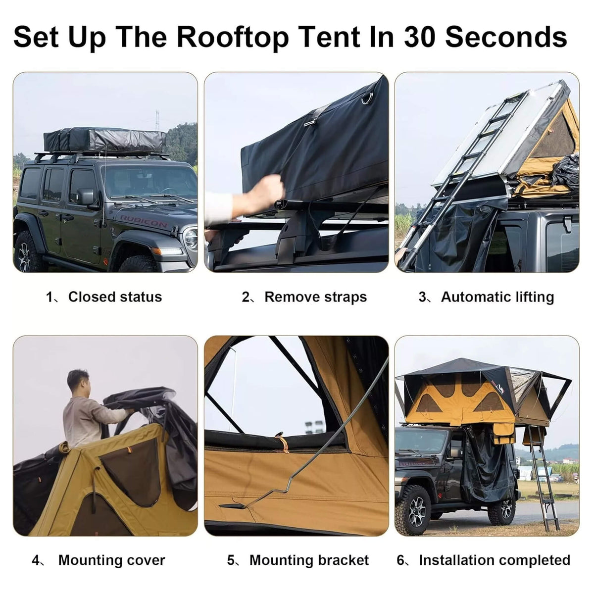 [SAK72384] Naturnest Andromeda Khaki Rooftop Tent