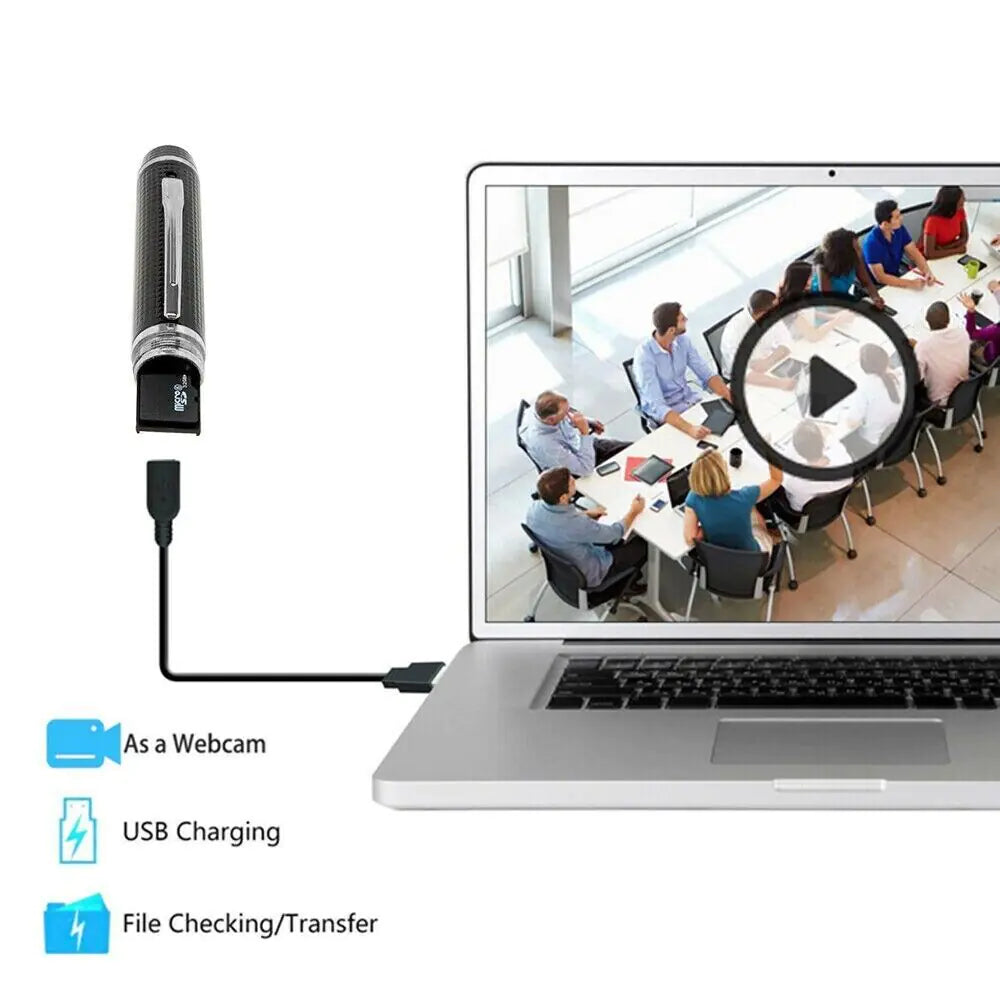 Hidden Cam Pocket Pen Camera 1080P HD Mini Body Video Recorder