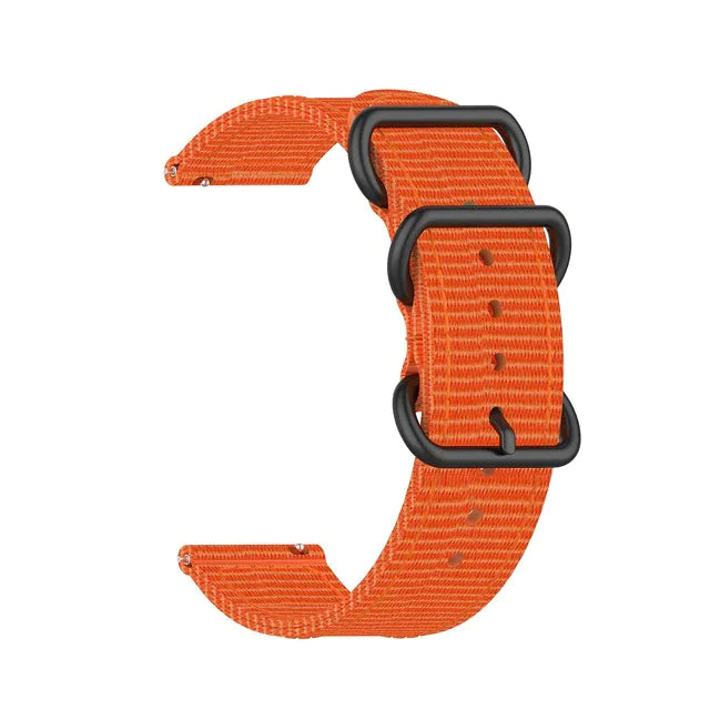 18mm 20mm 22mm Durable Military Woven Nylon Wrist Watch Band