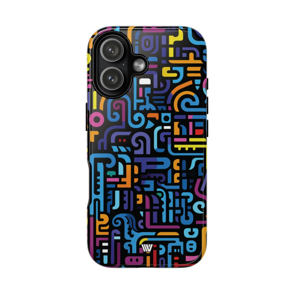 NEON GLYPHS | Tough Phone Case