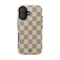 NEUTRAL CHECKERBOARD | Tough Phone Case