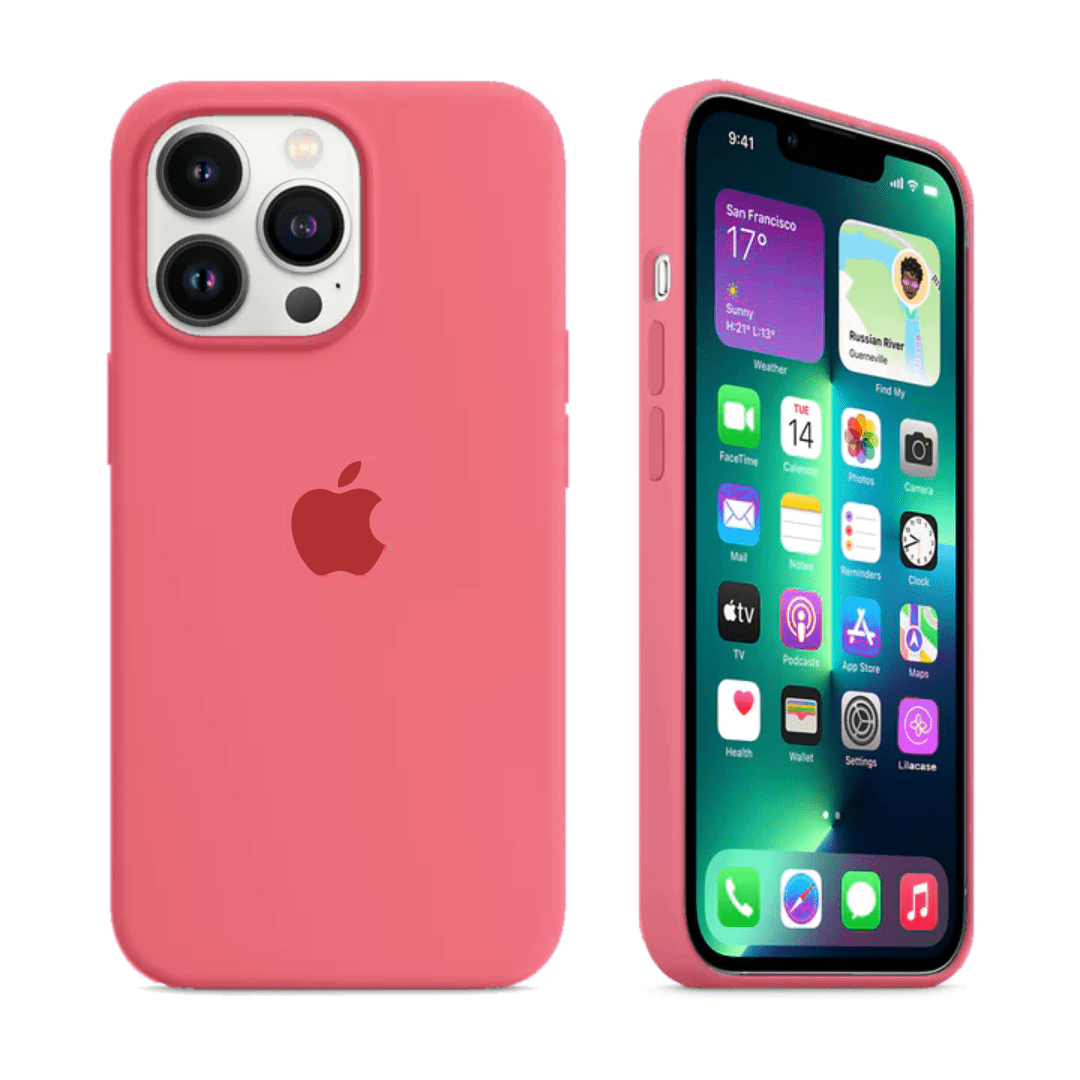 iPhone Silicone Case (Pink Citrus)