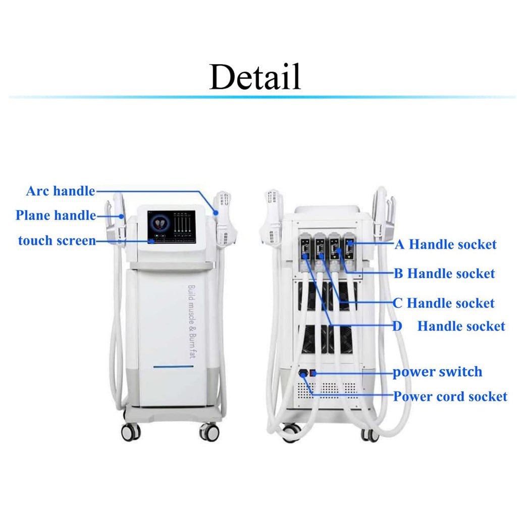 Premium 4-Handle Body, Abdomen And Buttock Muscle Shaping