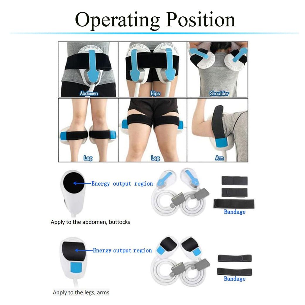 Premium 4-Handle Body, Abdomen And Buttock Muscle Shaping