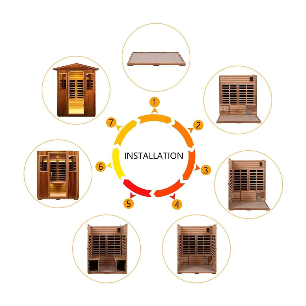 [SAK15372] Valois Premium 4-Person Sauna