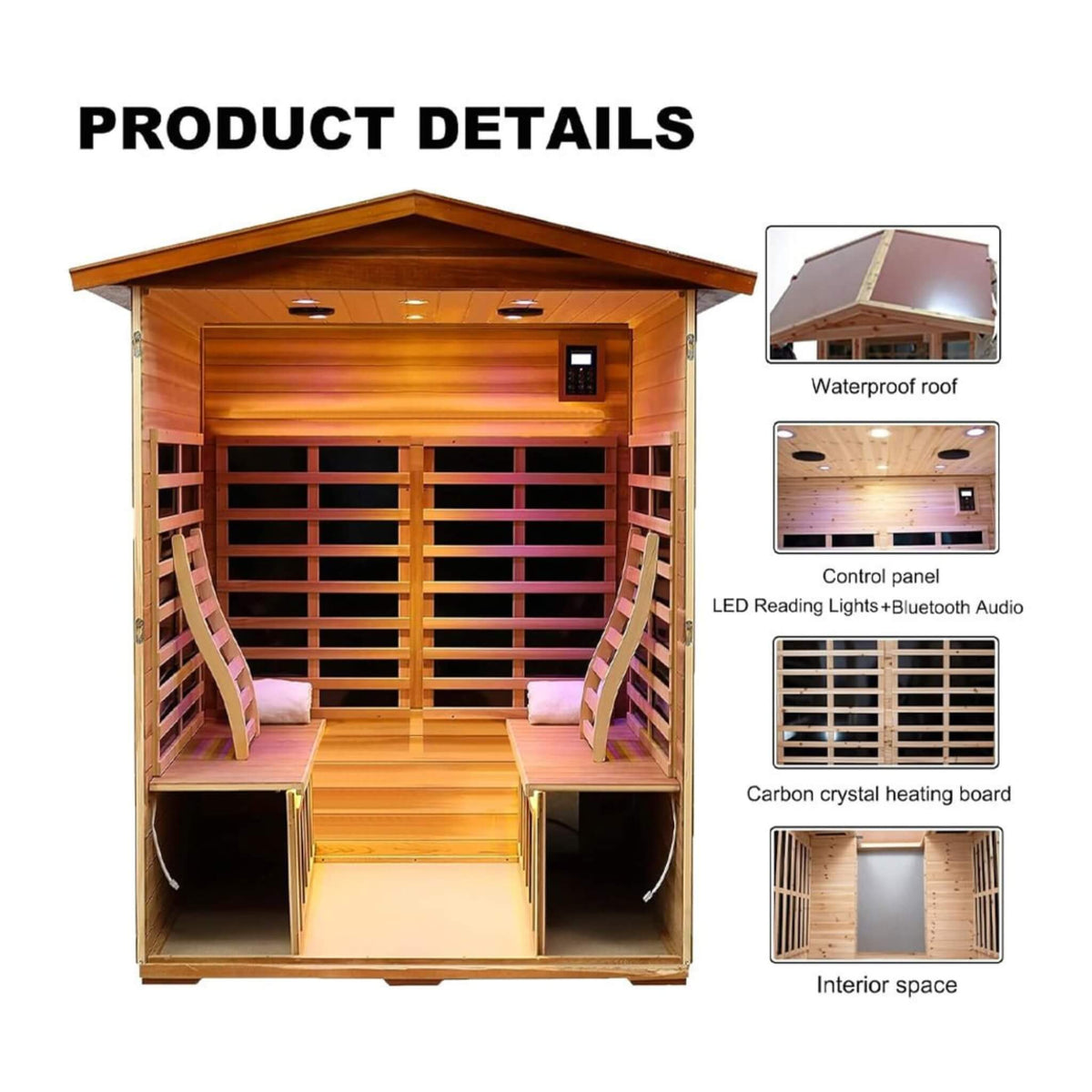 [SAK15372] Valois Premium 4-Person Sauna