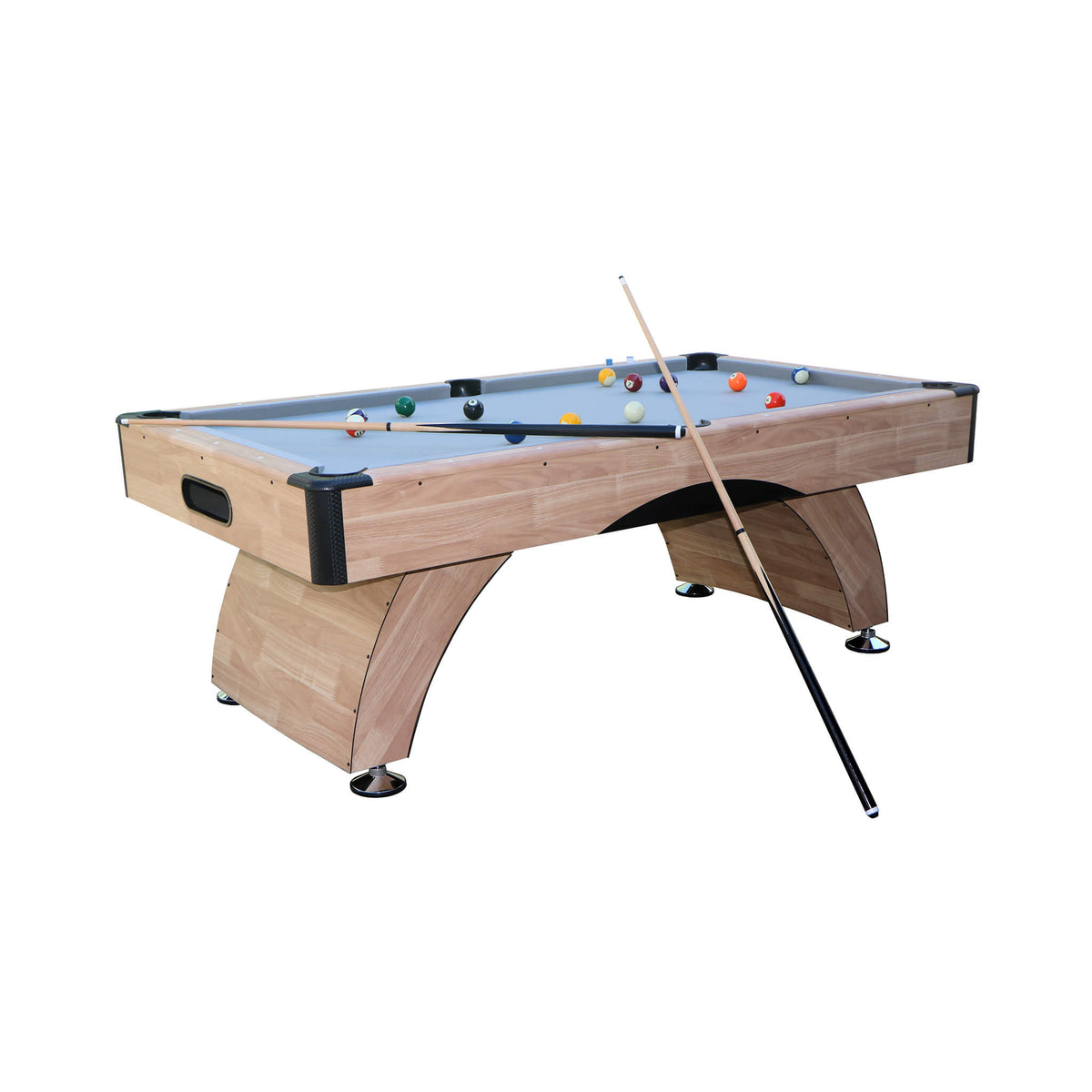 Premium 7FT Billiards Pool Wood Table for Home Game Rooms (SAK14517)