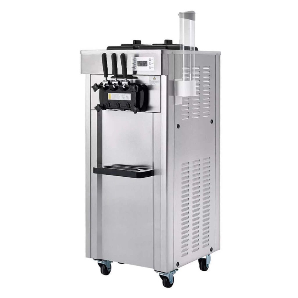 Commercial 21-31 L/H 3-Flavor Freestanding Soft Serve Ice Cream