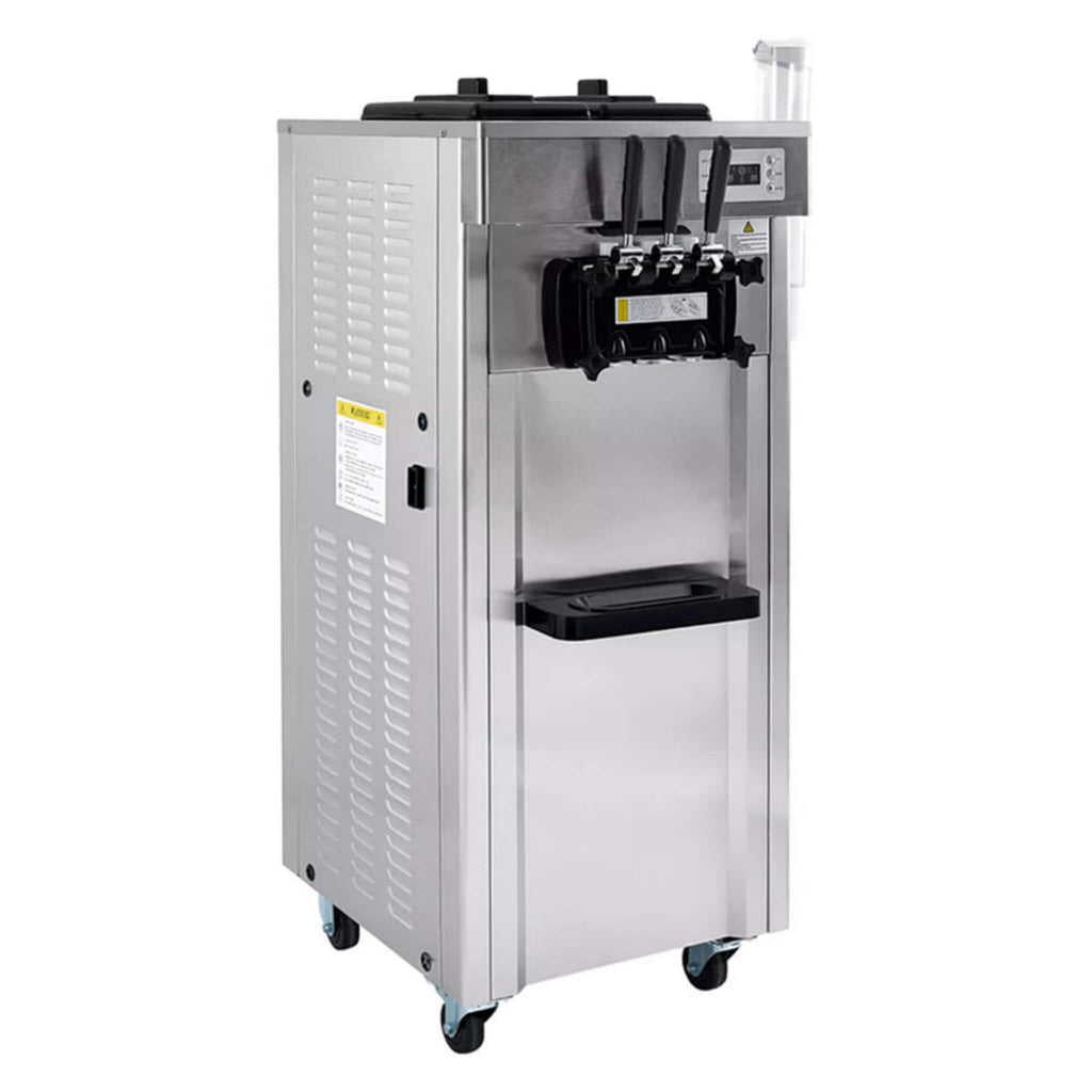 Commercial 21-31 L/H 3-Flavor Freestanding Soft Serve Ice Cream