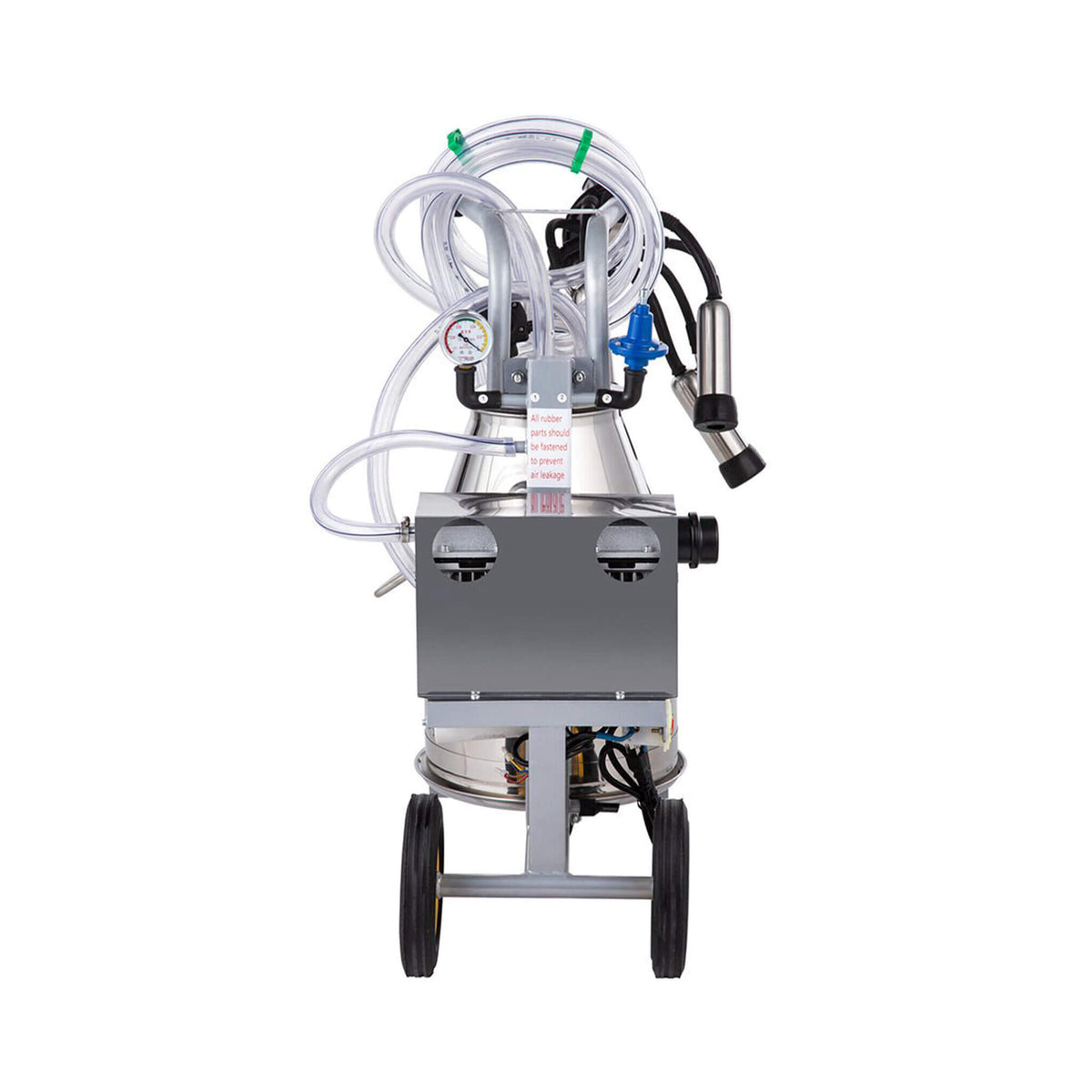 Premium Electric Cow Goat Milking Machine With Milk Bucket, 25L