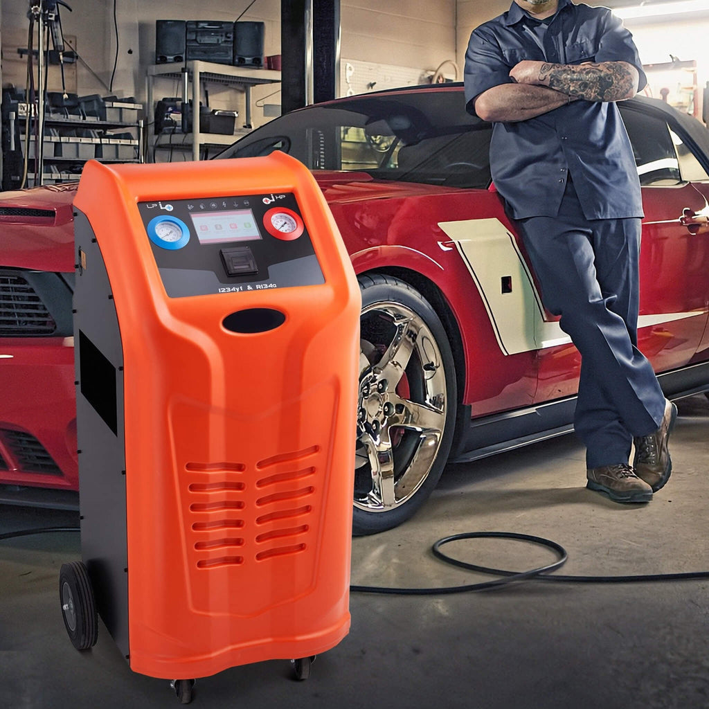 Premium Fully Automatic Dual Cylinder Ac Refrigerant Recovery