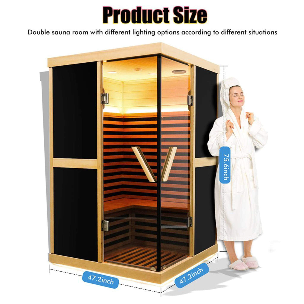 [SAK96413] Helix Premium 2-Person Sauna
