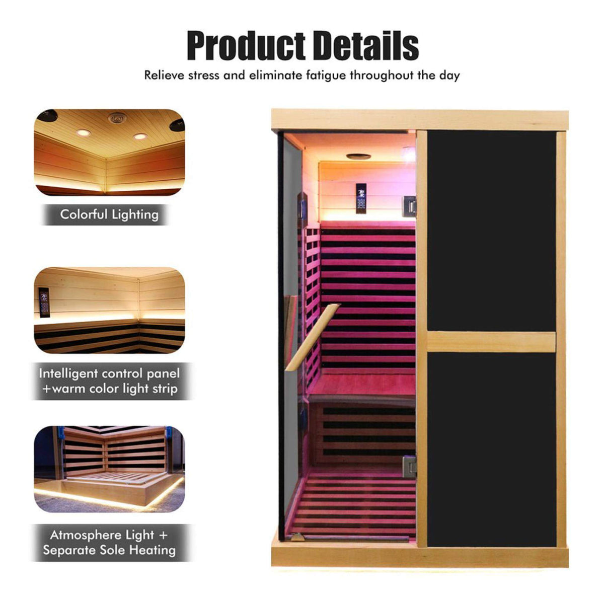 [SAK96413] Helix Premium 2-Person Sauna