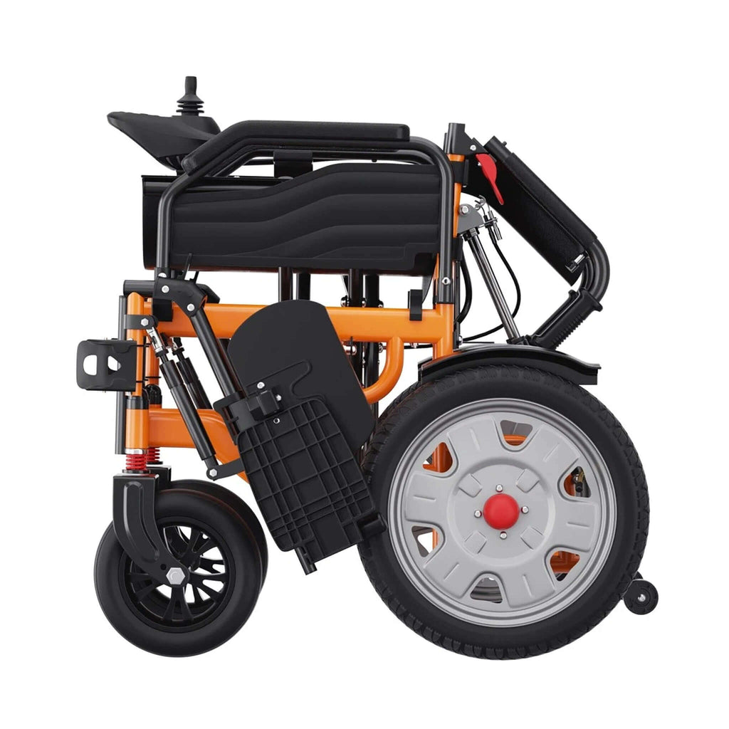 Premium Lightweight Electric Full Reclining Motorized Foldable Wheelchair (SAK91516)