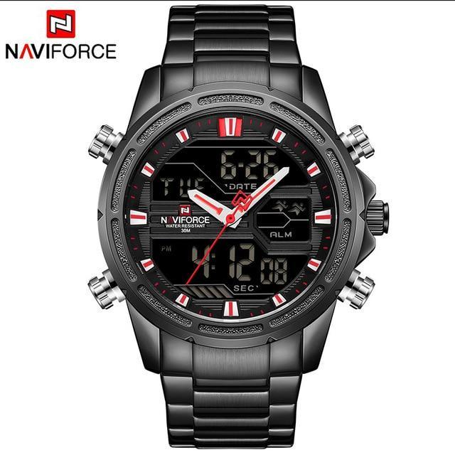 Mens Wrist Watch, Waterproof Analog Digital Watches Multifunction