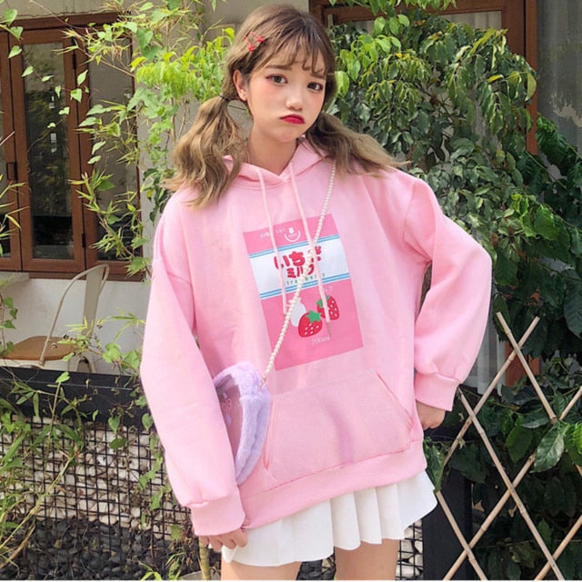Strawberry Milk Hoodie