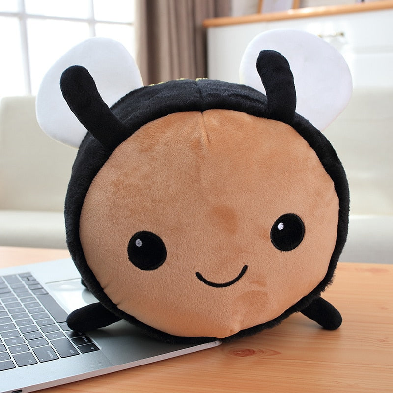 Ladybug and Bee Plushies