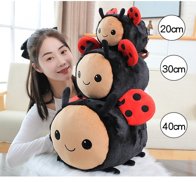 Ladybug and Bee Plushies