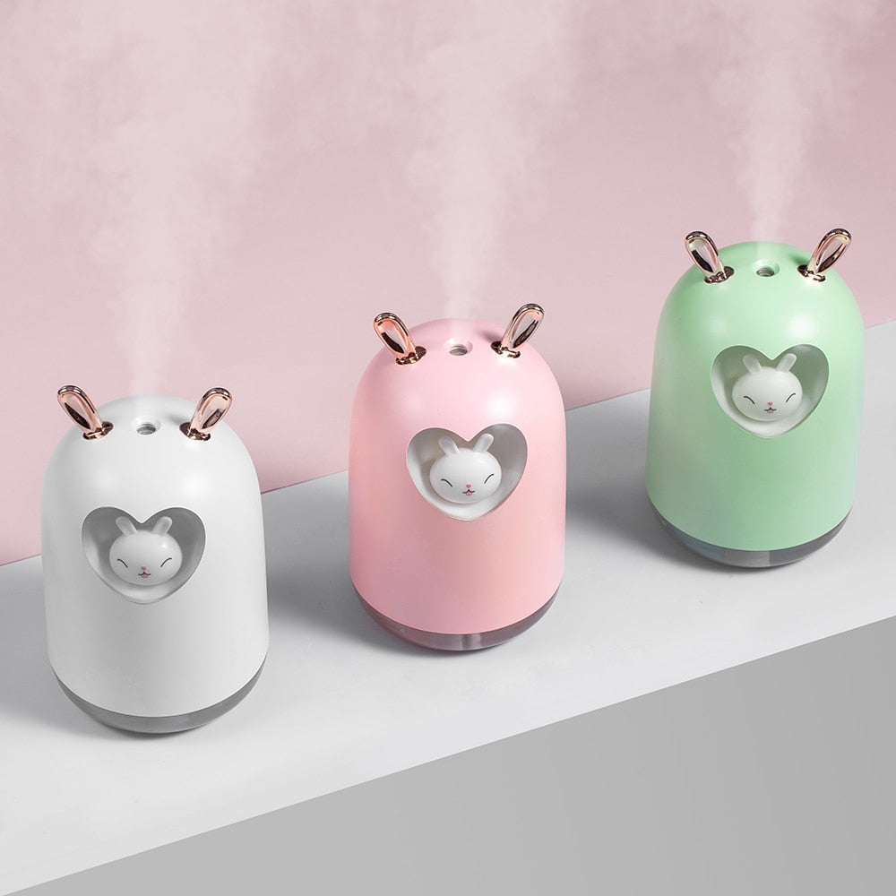 LED Night Light Bunny Humidifier