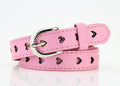 Heart-Shaped Eyelet Waist Belt