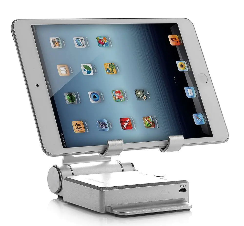 Podium Stand Extended Battery Up 200% Ipad, Iphone Other Smart
