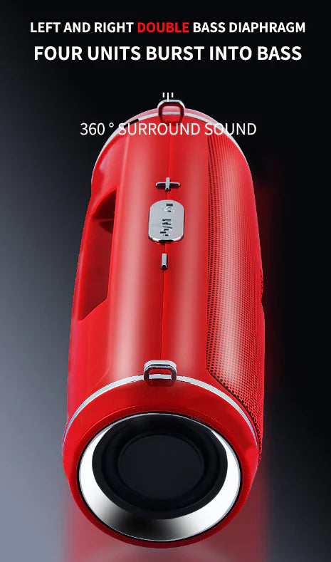 Bluetooth 5.1 Speaker Wireless Waterproof Outdoor Stereo LOUD