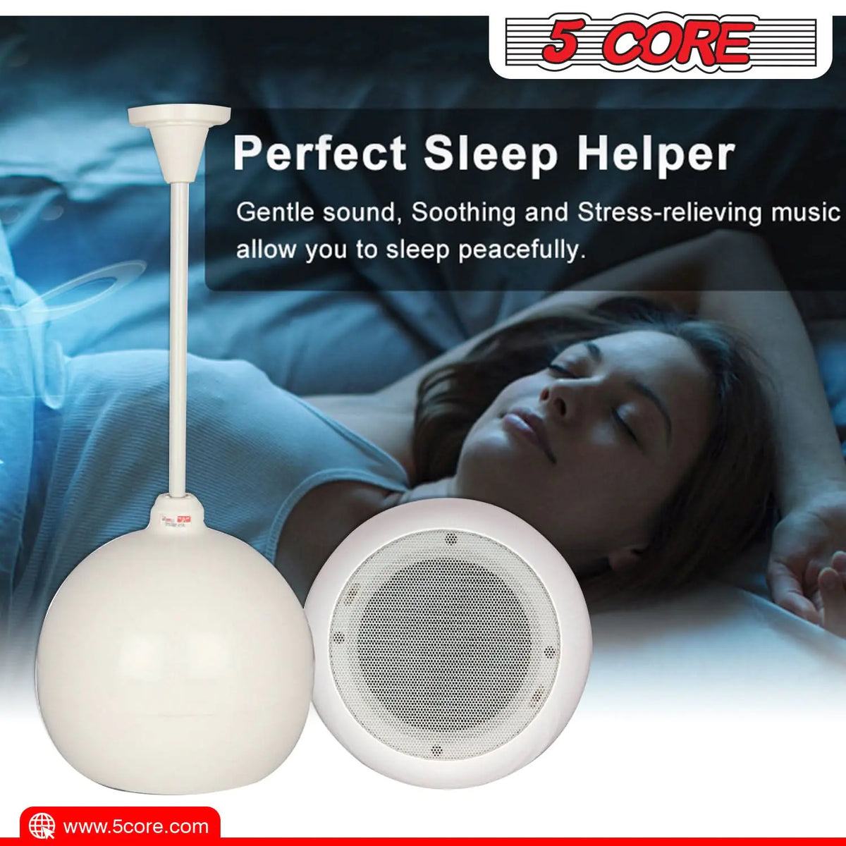 5core Pendant Hanging Wall Speaker 15W Commercial Ceiling Mount