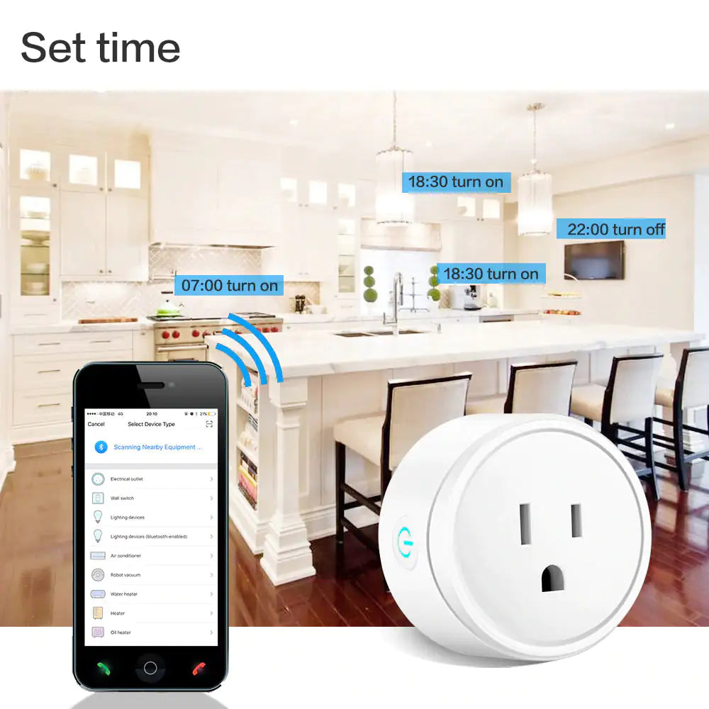 Smart Home Outlet Control By Google Home Assistant Amazon Alexa 2