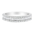14KT White Gold Diamond Band Ring