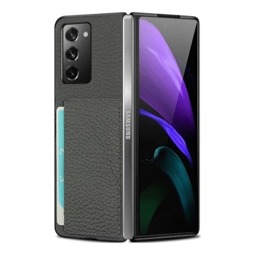 Leather Case for Samsung Galaxy Z Fold2 5G, Gray
