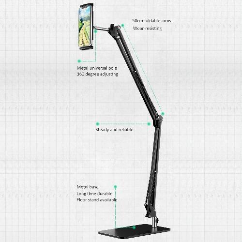 Gooseneck Stand Most Phones And Tablets From 4.7" Up 11"