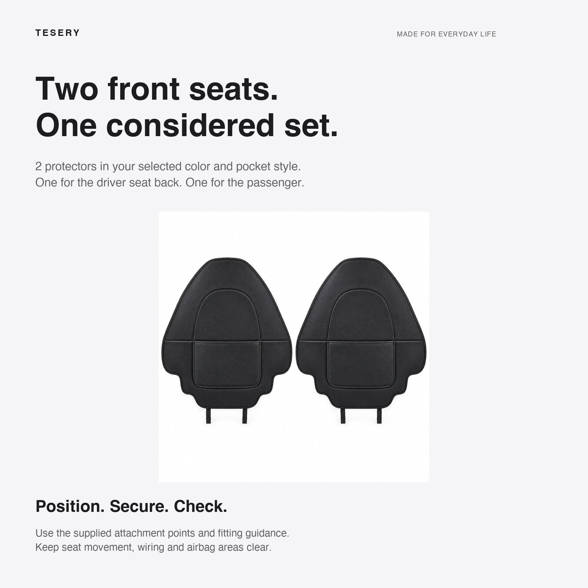Seat Back Protector 2pcs