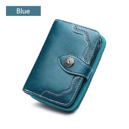 Sendefn  Small Wallet Casual Women's Purses Split Leather Quality Short Money Bag