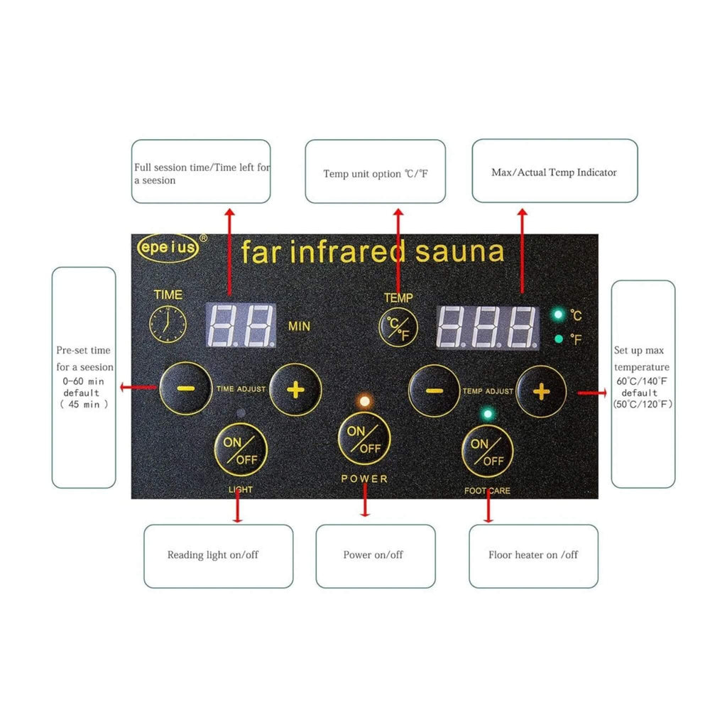 [SAK27463] Elara Premium 1-Person Sauna