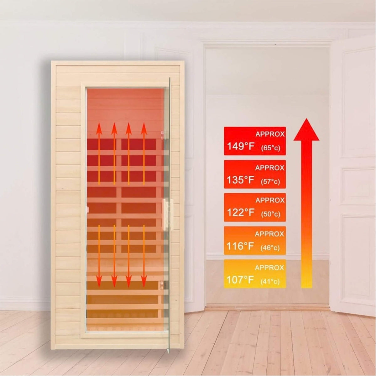 [SAK27463] Elara Premium 1-Person Sauna