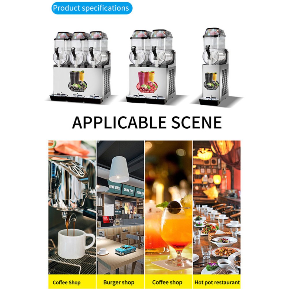 45L Commercial Stainless Slushy Machine