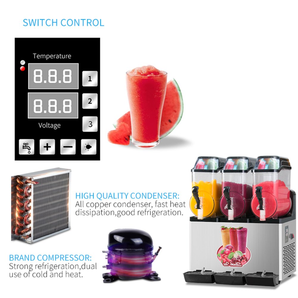 45L Commercial Stainless Slushy Machine