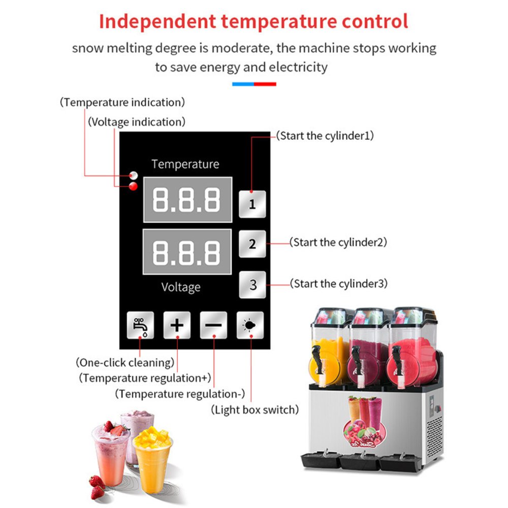 45L Commercial Stainless Slushy Machine