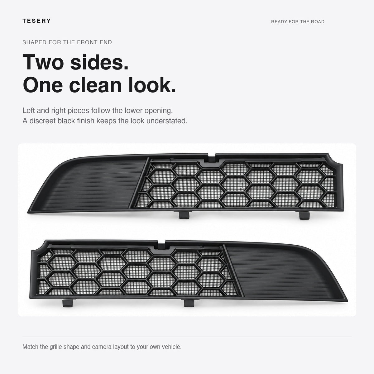Split Insect Net Front Bumper Grill Model Juniper Model YL