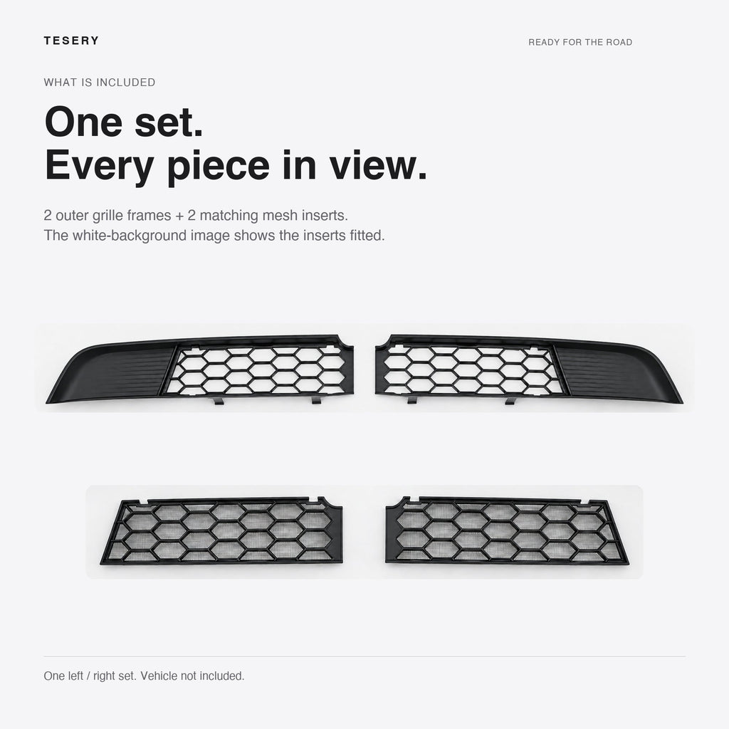 Split Insect Net Front Bumper Grill Model Juniper Model YL