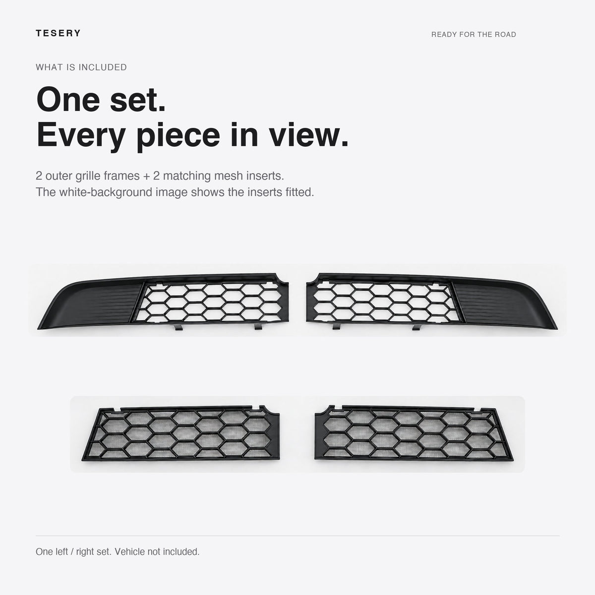 Split Insect Net Front Bumper Grill Model Juniper Model YL