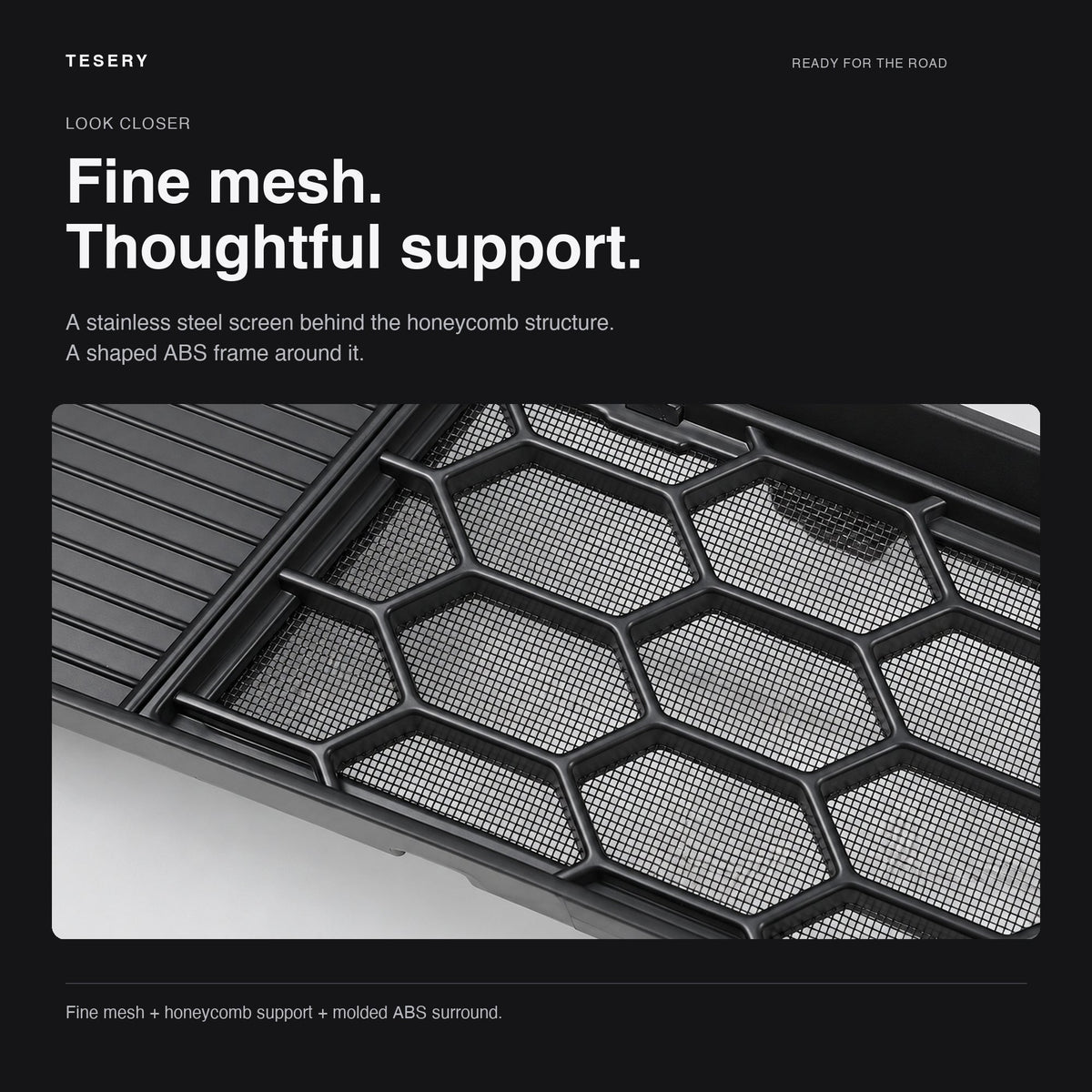 Split Insect Net Front Bumper Grill Model Juniper Model YL