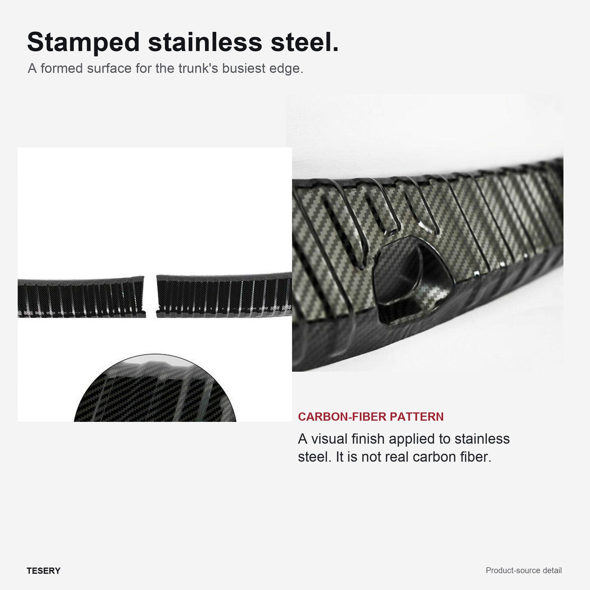 Trunk Sill Protector for Tesla Model Y 2020-2025.03