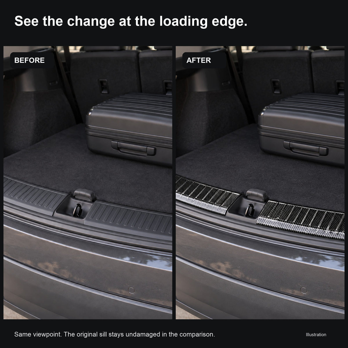 Trunk Sill Protector for Tesla Model Y 2020-2025.03