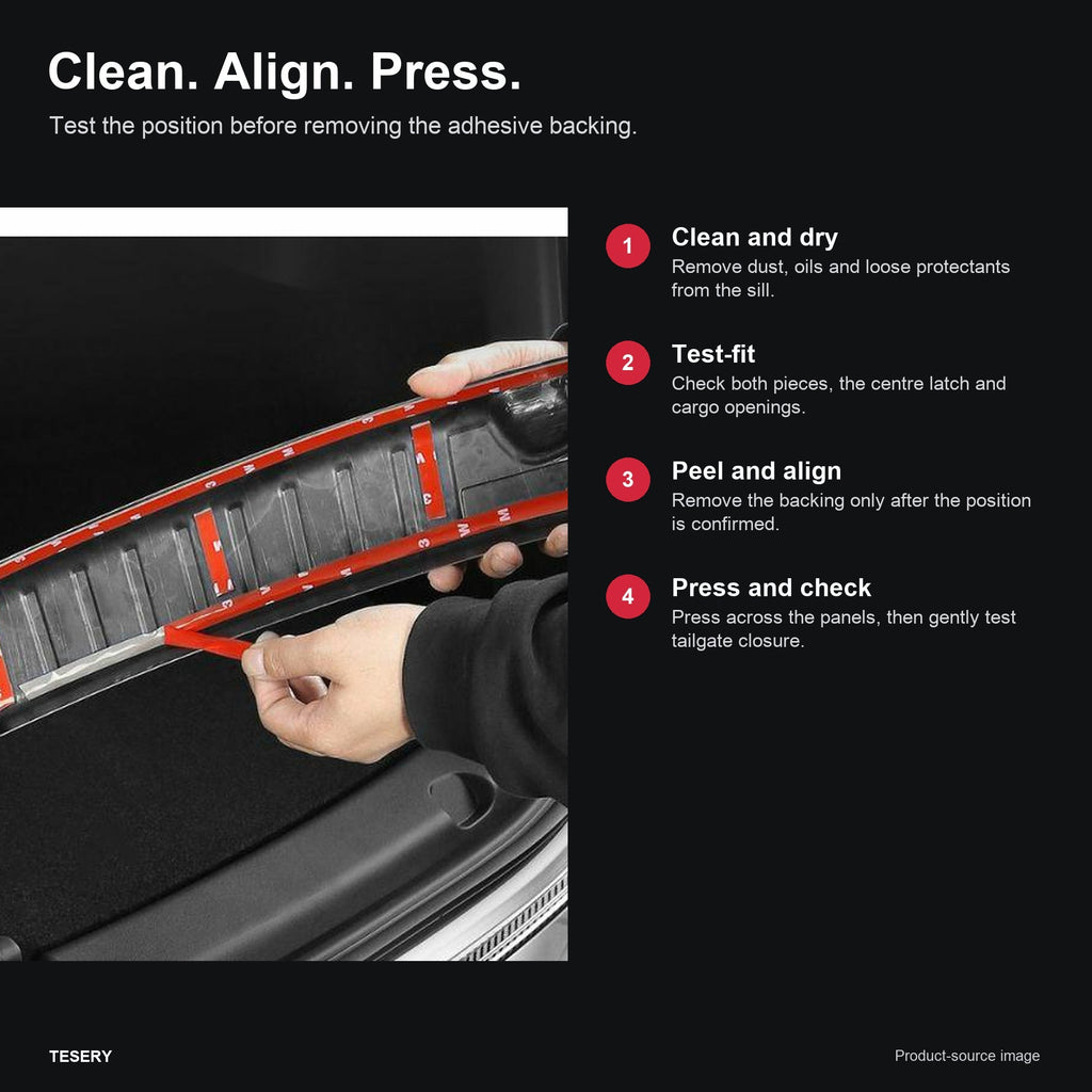 Trunk Sill Protector for Tesla Model Y 2020-2025.03