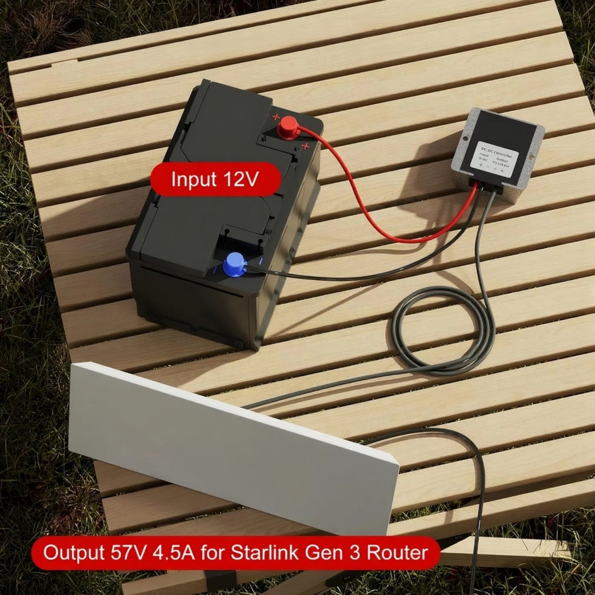 Starlink Gen Direct DC Power Supply (12V/24V 57V)