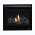 Superior Fireplaces 40-Inch Contemporary Black Glass Direct Vent Natural Gas Fireplace With Battery Back Up [DRC3040DEN-B] (SAK40523)