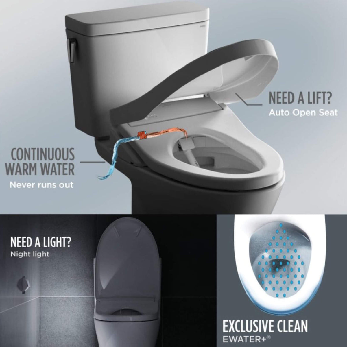 [SW4736AT40#01] TOTO S7A Washlet Bidet Seat